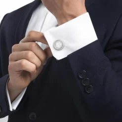Fashion Aréthuse Round Cufflinks Cufflinks