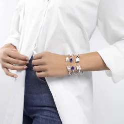 Flash Sale Cabochon Flexible Bangle Bracelets