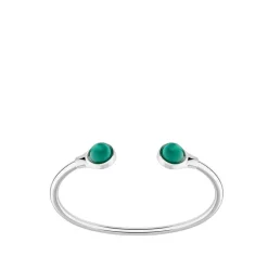Fashion Cabochon Flexible Bangle Bracelets