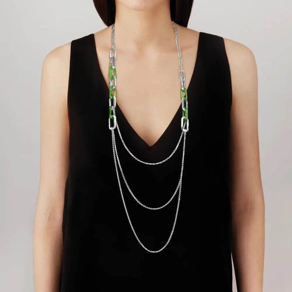 Shop Empreinte animale long necklace Necklaces