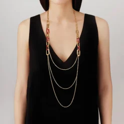 Discount Empreinte animale long necklace Necklaces