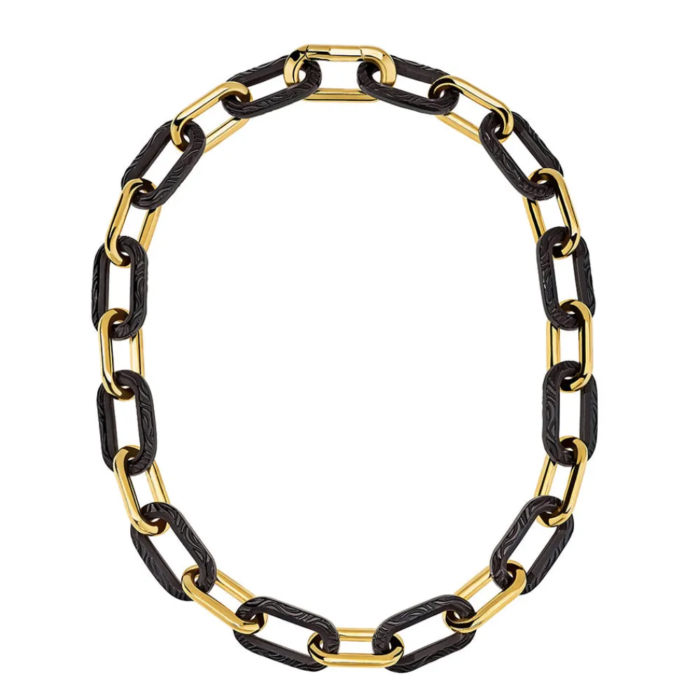 Cheap Empreinte animale necklace 12 crystals Necklaces
