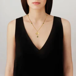 Fashion Ginkgo small necklace Necklaces
