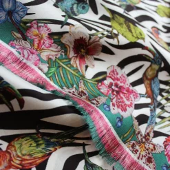 Hot Scarf by Ginny Litscher, Pink & black Zebra design Scarves