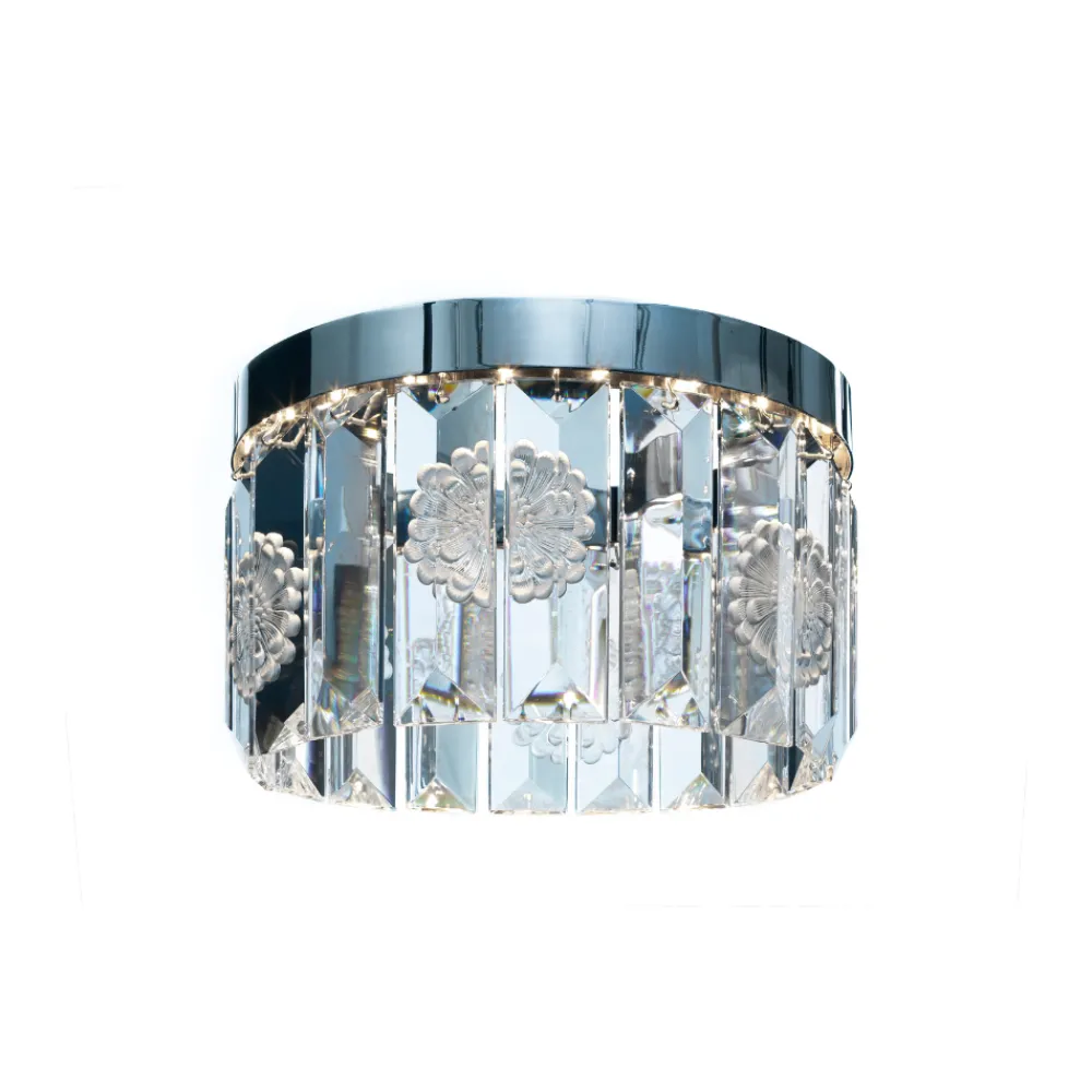 Store Serene 18 Prisms Chandelier, Circular Lighting
