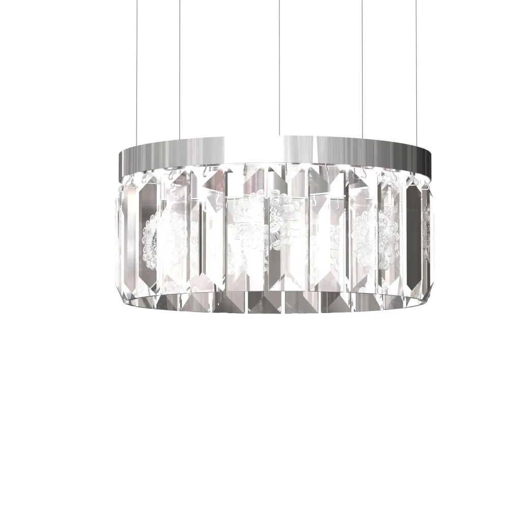 Shop Serene 24 Prisms Chandelier, Circular Lighting