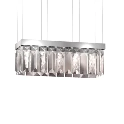 Fashion Serene 26 Prisms Chandelier, Rectangualr Lighting