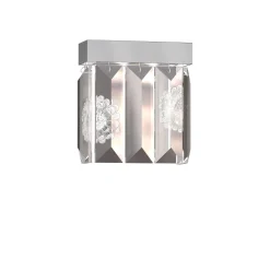 Clearance Serene 5 Prisms Dahlia Wall Sconce, Rectangular Lighting