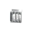 Fashion Serene 5 Prisms Figurine Wall Sconce, Rectangular Lighting